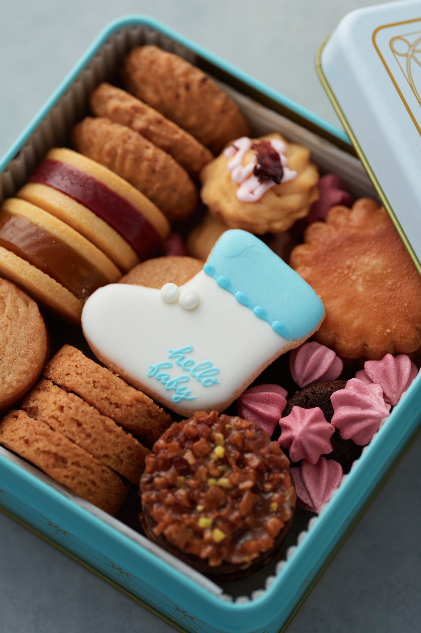 デザイン缶 (Baby Blue)